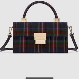 ZARA BASIC HAND BAG - Square with shoulder strap
